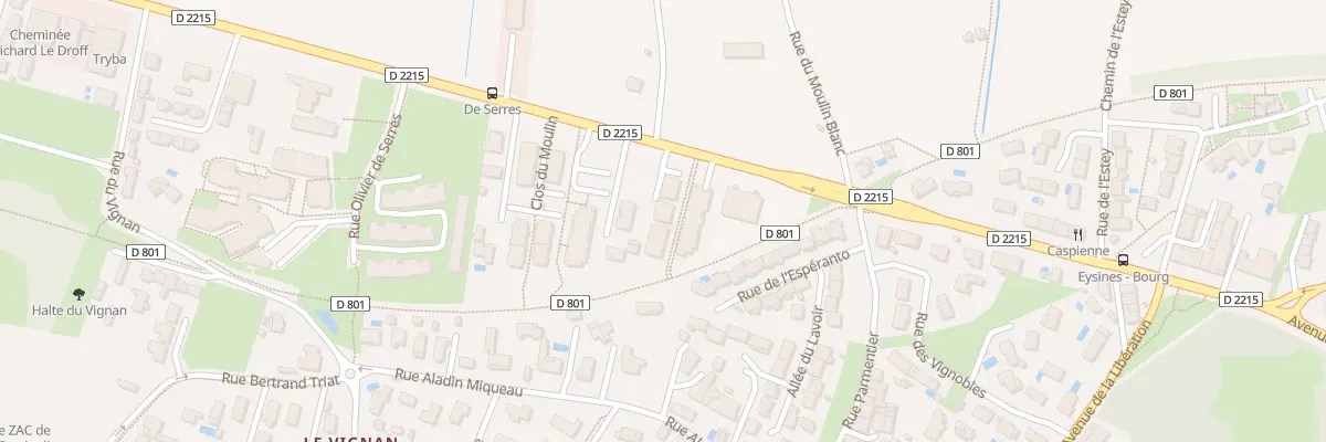 Plan du 268 Av du Médoc à Eysines