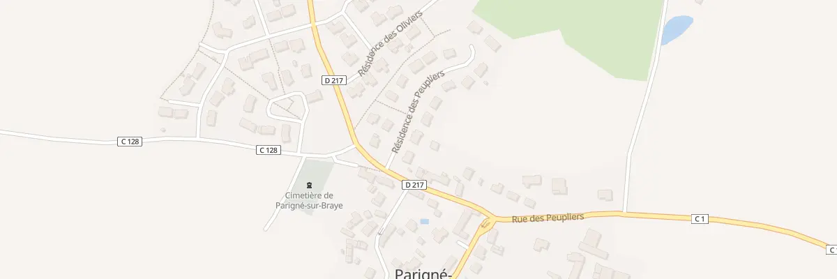 Plan du 8 Res des Peupliers à Parigné-sur-Braye