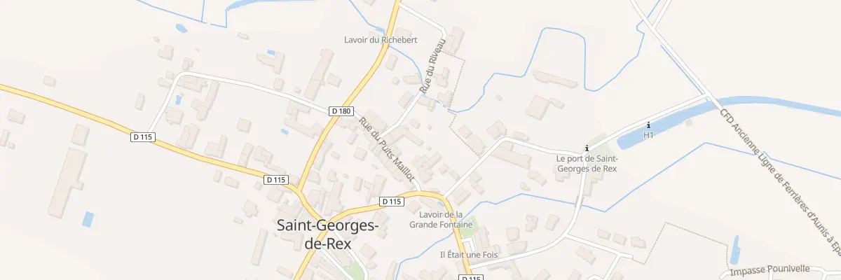 Plan du 2 Rue du Puits Maillot à Saint-Georges-de-Rex