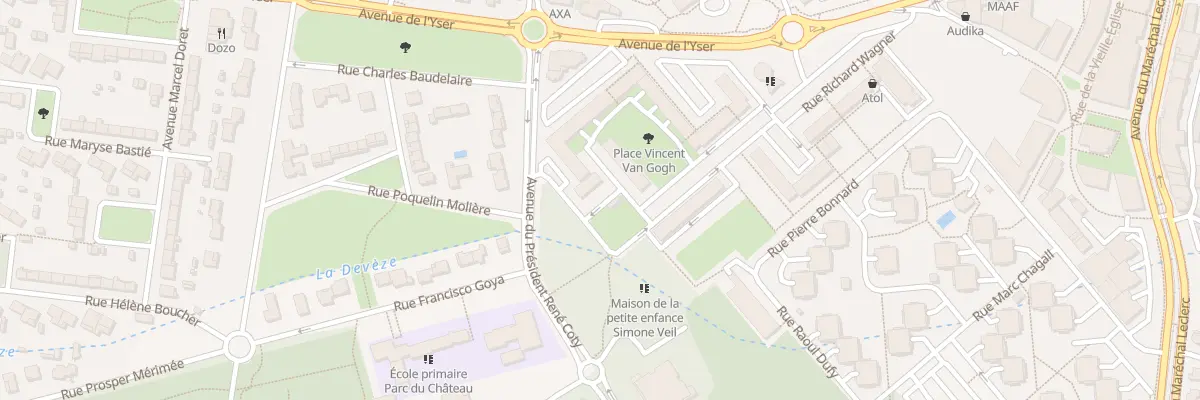Plan du 34 Rue Richard Wagner à Mérignac