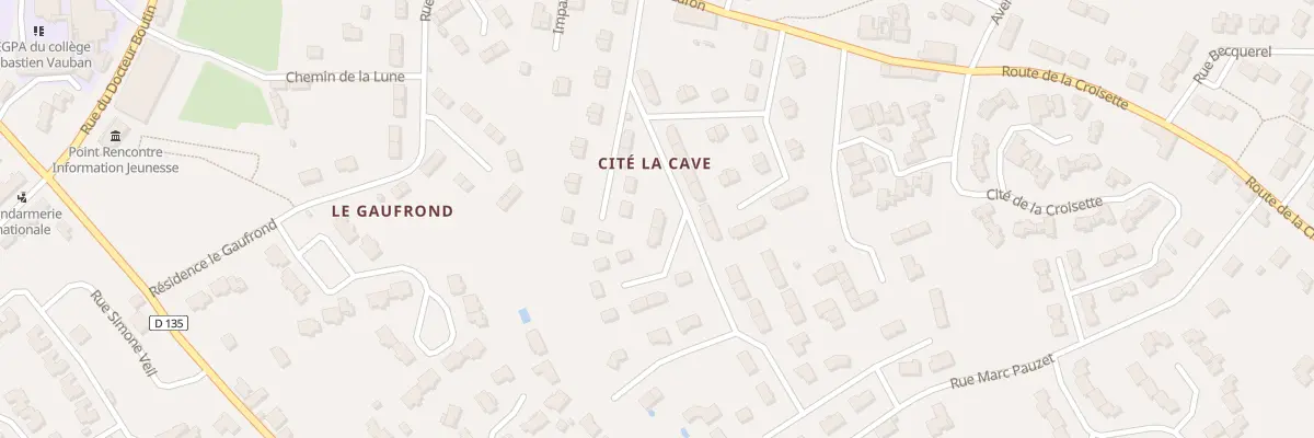 Plan du 21 Cité Tolbiac à Blaye
