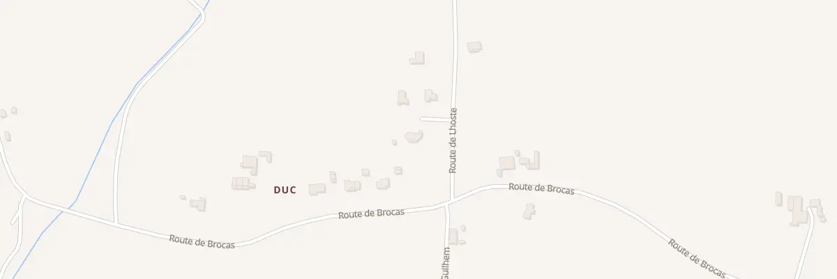 Plan du 121 Che de Lhoste à Doazit