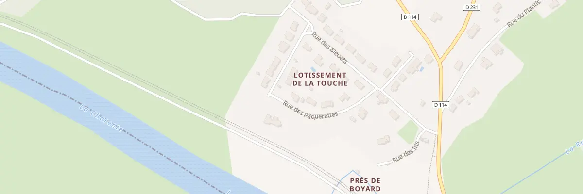 Plan du 10 Rue des Paquerettes à Taillebourg