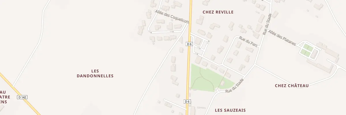 Plan du 45B Av de Saintonge à Tesson