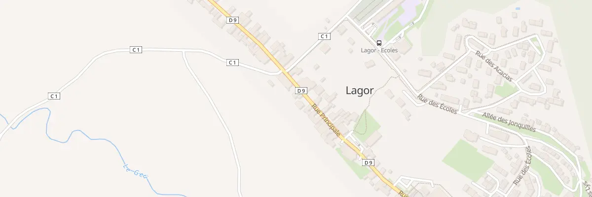 Plan du 81 Rue Principale à Lagor