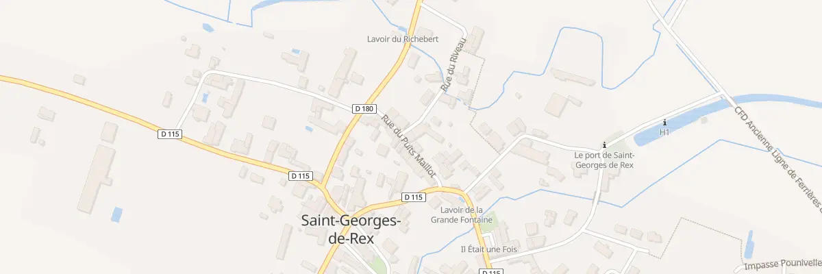 Plan du 6 Rue du Puits Maillot à Saint-Georges-de-Rex