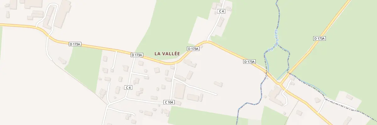 Plan du 1772 Rte de Sermentot - Sermentot à Aurseulles