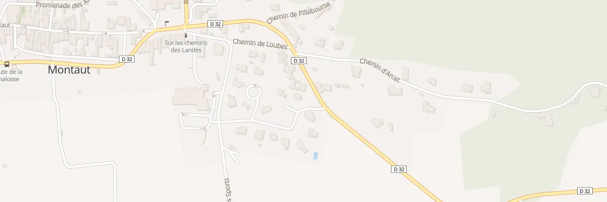 Plan du 16 Imp Bellevue à Montaut