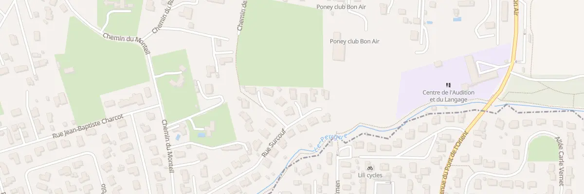 Plan du 22 Rue Surcouf à Mérignac