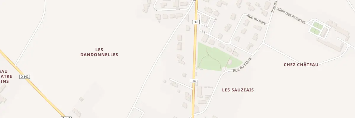 Plan du 43 Av de Saintonge à Tesson