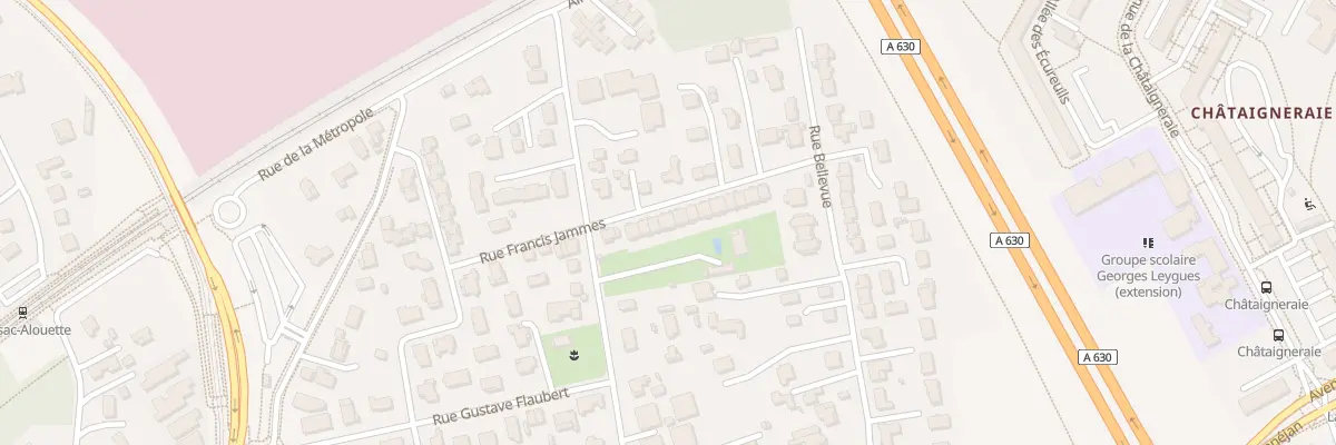 Plan du 14 Rue Francis Jammes à Pessac