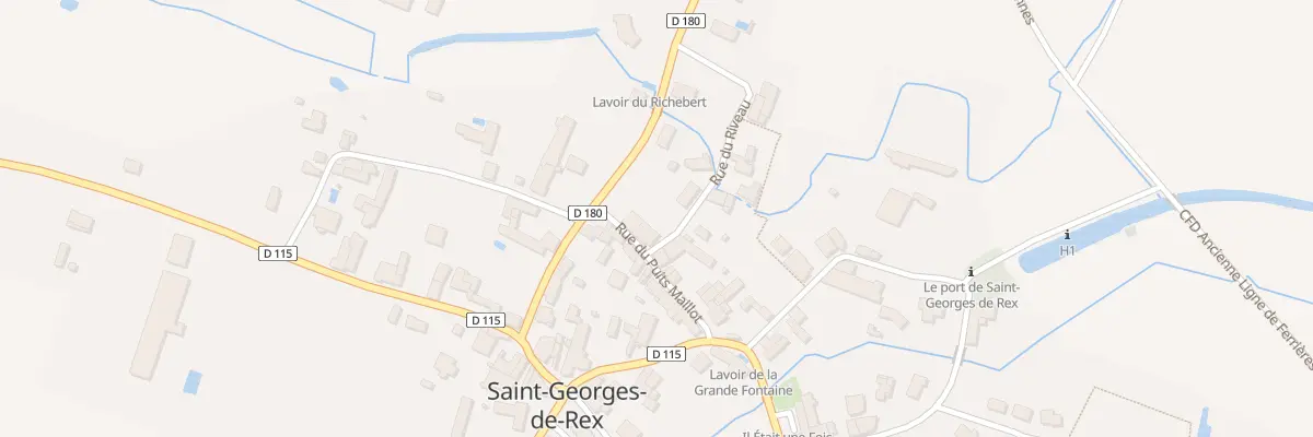 Plan du 8 Rue du Puits Maillot à Saint-Georges-de-Rex