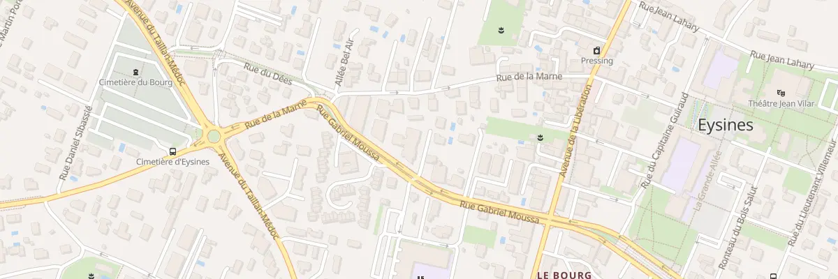 Plan du 18 Rue Gabriel Moussa à Eysines