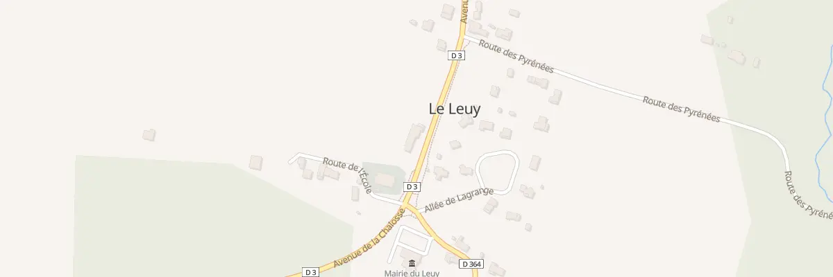 Plan du 91 Av de la Lande au Leuy