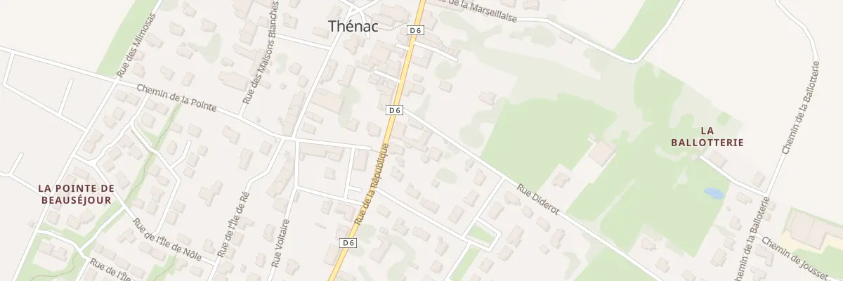 Plan du 2B Rue Diderot à Thénac