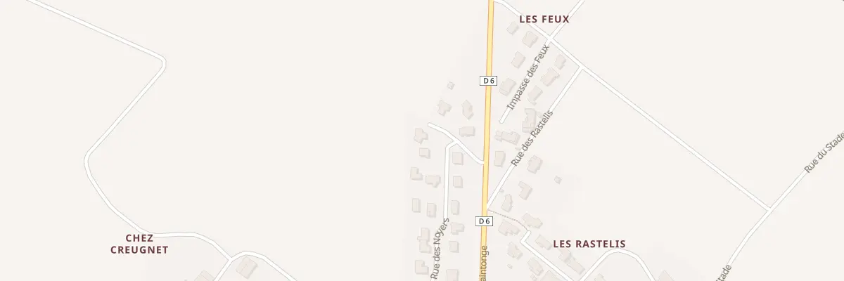 Plan du 2 Rue des Noyers à Tesson