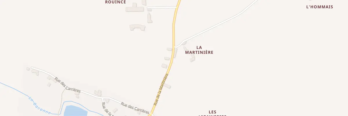 Plan du 3 Rue de la Martinière à Chenillé-Champteussé