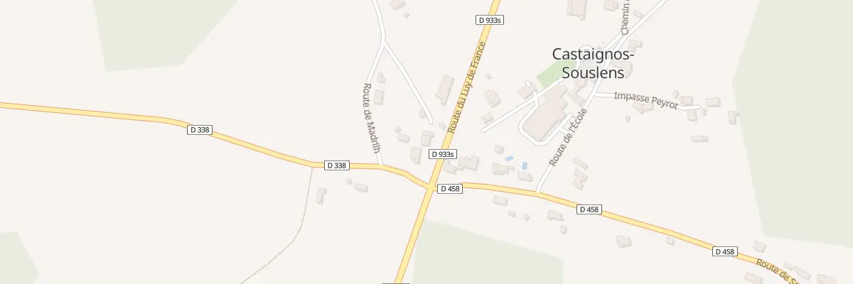 Plan du 150 Rte de Madrilh à Castaignos-Souslens