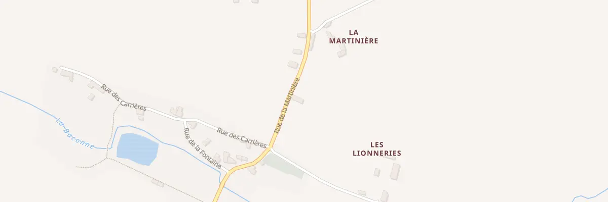 Plan du 1 Rue de la Martinière à Chenillé-Champteussé