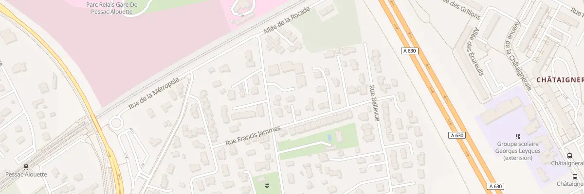 Plan du 13B Rue Francis Jammes à Pessac