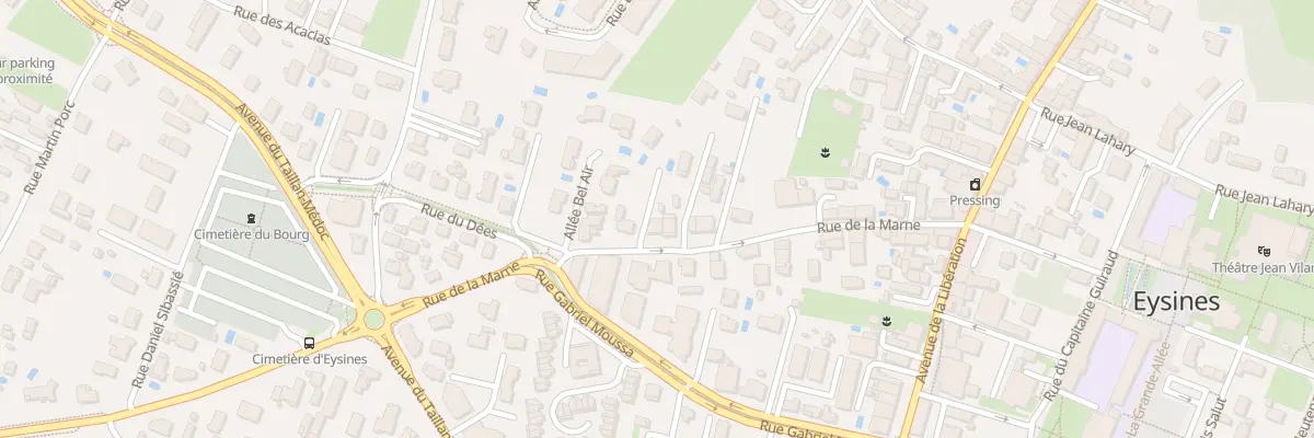 Plan du 36 Rue de la Marne à Eysines