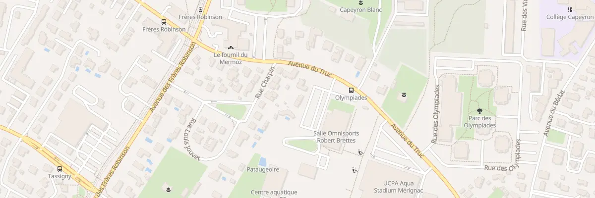 Plan du 72B Av du Truc à Mérignac