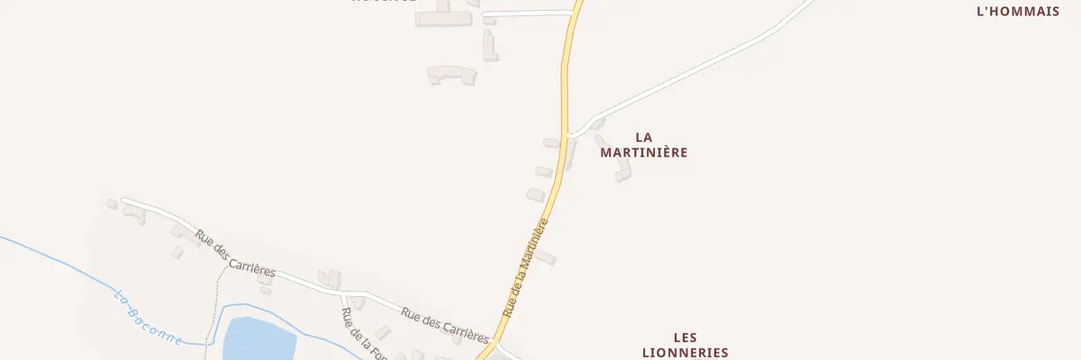 Plan du 6 Rue de la Martinière à Chenillé-Champteussé