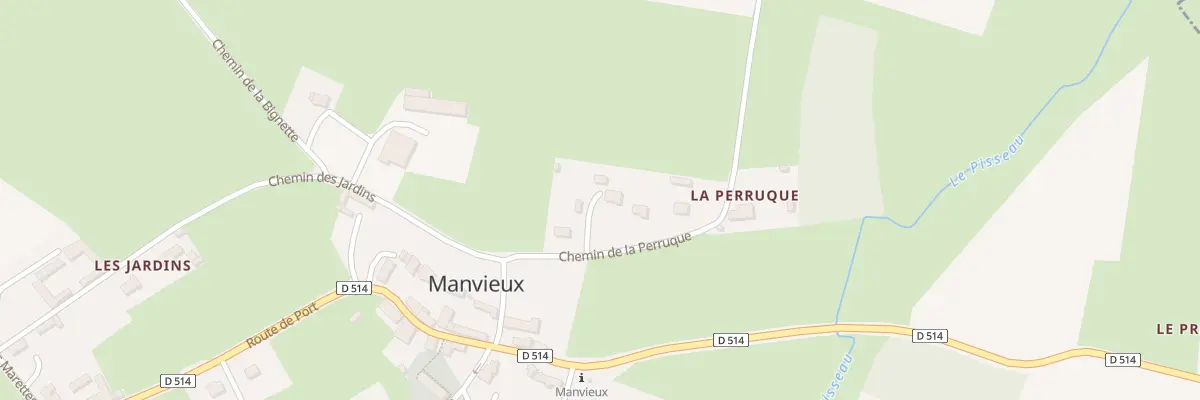 Plan du 5 Che de Perruque à Manvieux