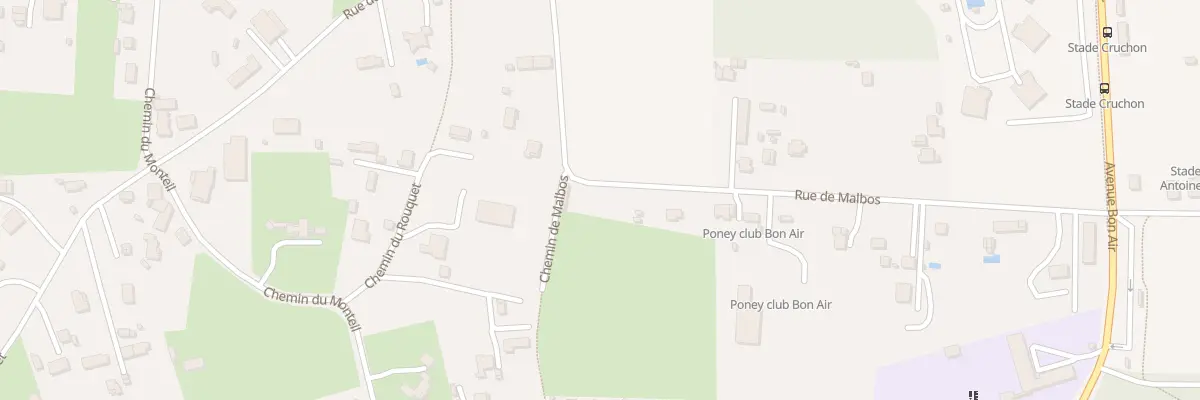 Plan du 9043 Rue de Malbos à Mérignac
