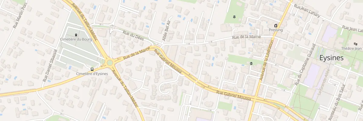 Plan du 24 Rue Gabriel Moussa à Eysines