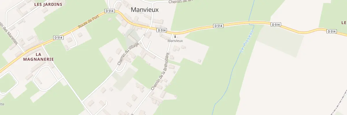 Plan du 3 Che de la Bréhollière à Manvieux