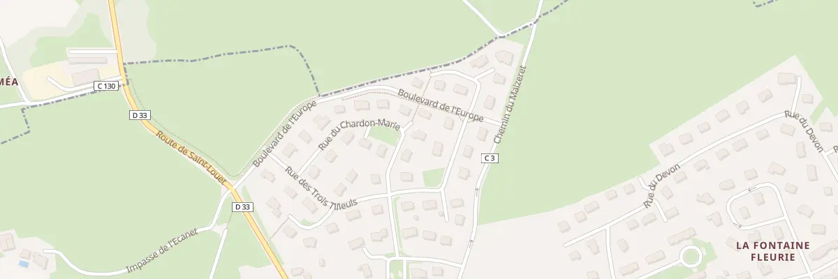 Plan du 17 Rue du Chardon-Marie à Villers-Bocage