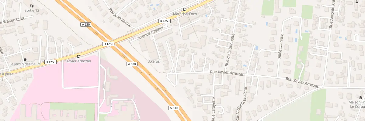 Plan du 74 Rue Xavier Arnozan à Pessac