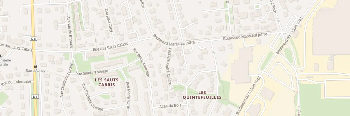 Plan du 26 Bd Maréchal Joffre à Villers-Bocage