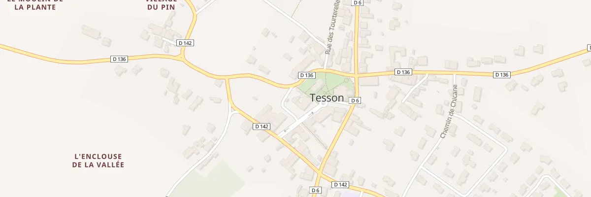 Plan du 6 Rle de la Mairie à Tesson