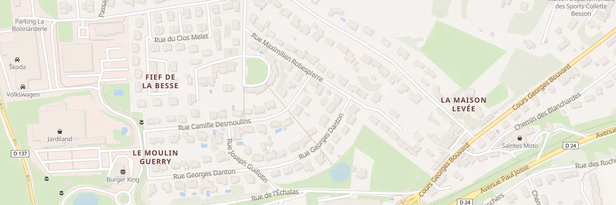 Plan du 3 Rue Camille Desmoulins à Saintes