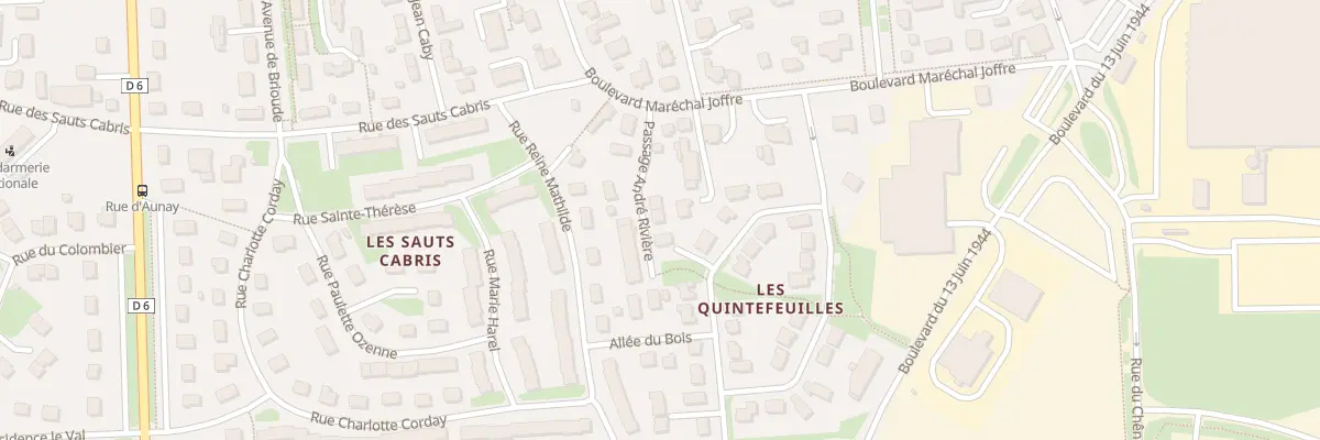 Plan du 4 Pas André Rivière à Villers-Bocage