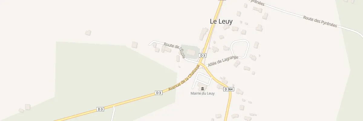 Plan du 47 Le Bourg Est au Leuy
