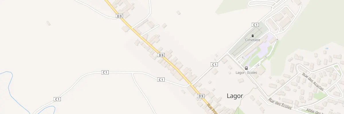 Plan du 112 Rue Principale à Lagor