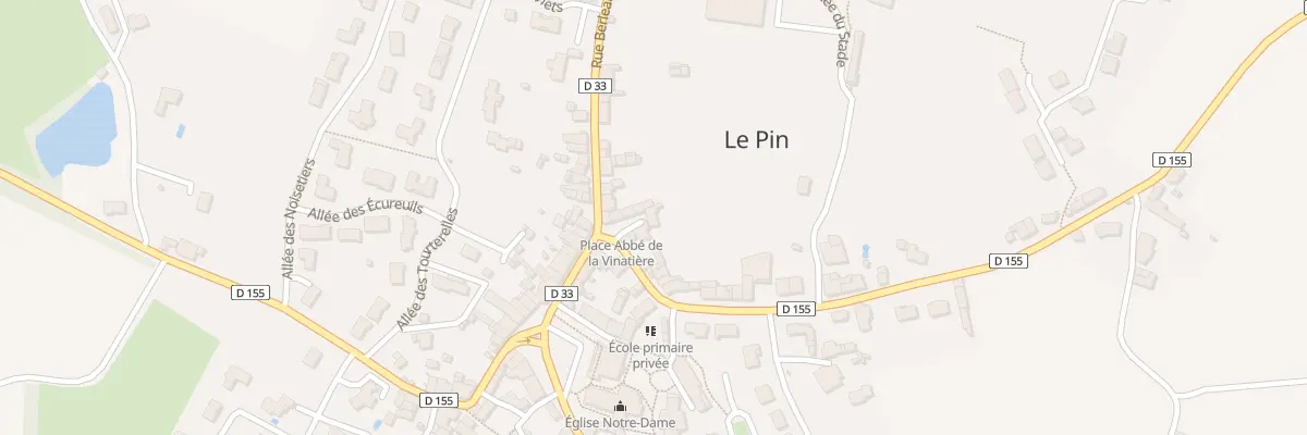 Plan du 5 Pl Abbé de la Vinatière au Pin
