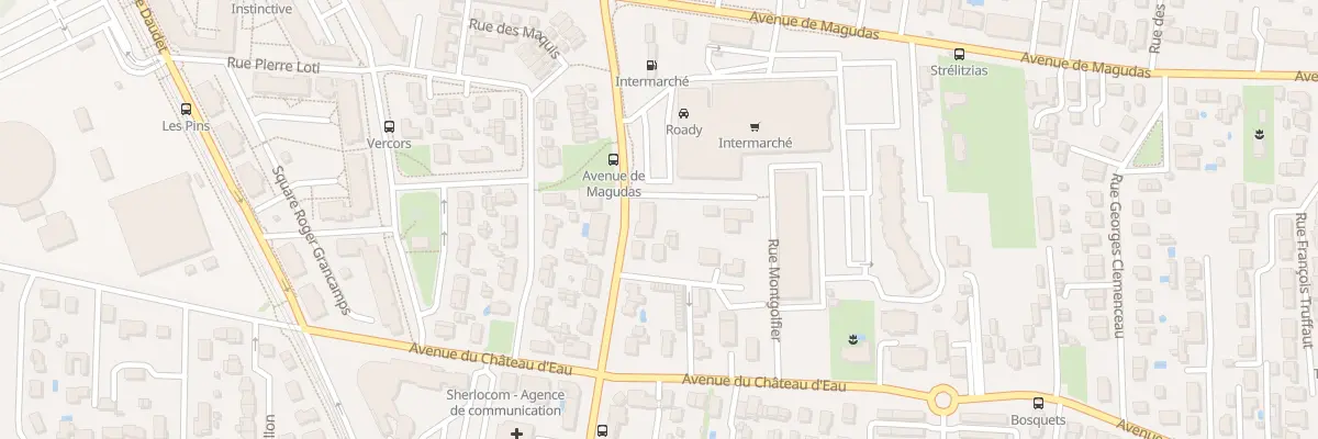 Plan du 103 Av des Frères Robinson à Mérignac