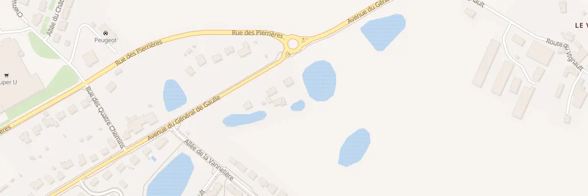 Plan du 132 Av du Gen de Gaulle à Cerizay