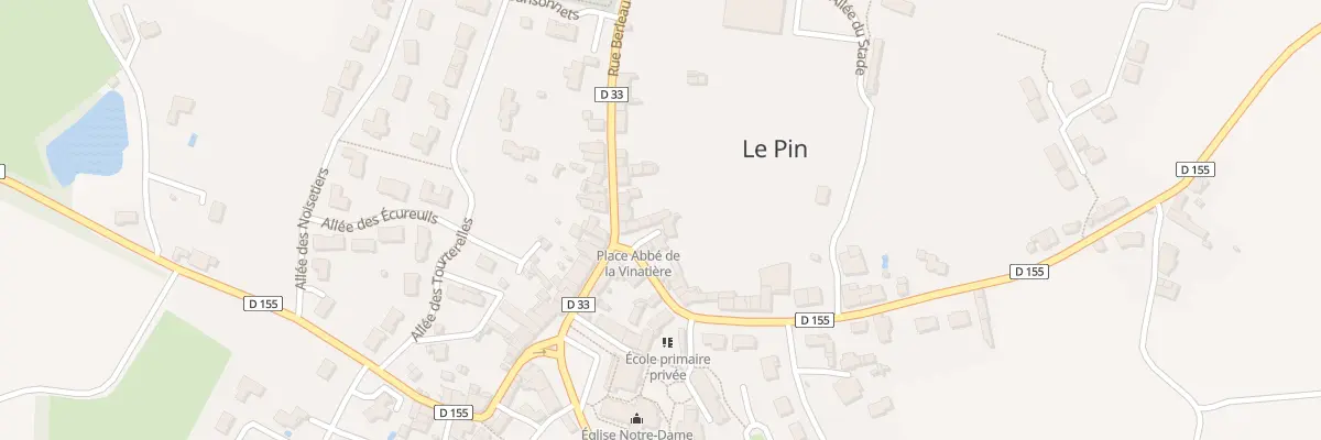 Plan du 3 Pl Abbé de la Vinatière au Pin