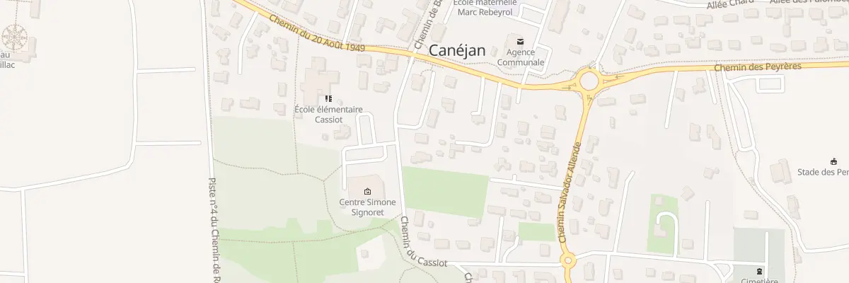 Plan du 9 Che du Cassiot à Canéjan