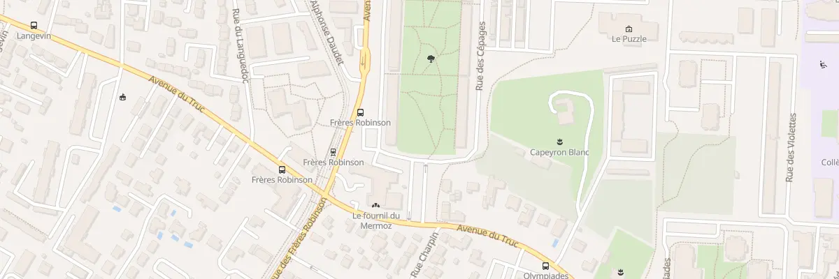 Plan du 29 Rue des Vignobles à Mérignac