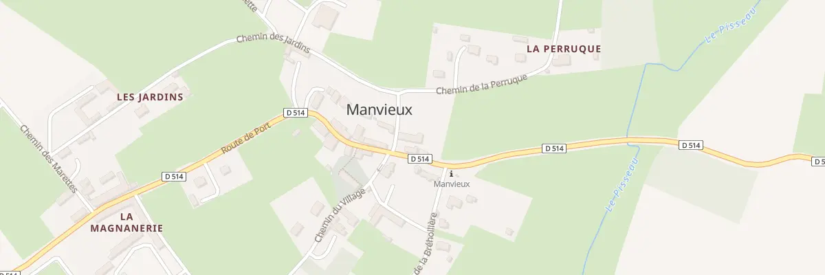 Plan du 2 Che de Perruque à Manvieux