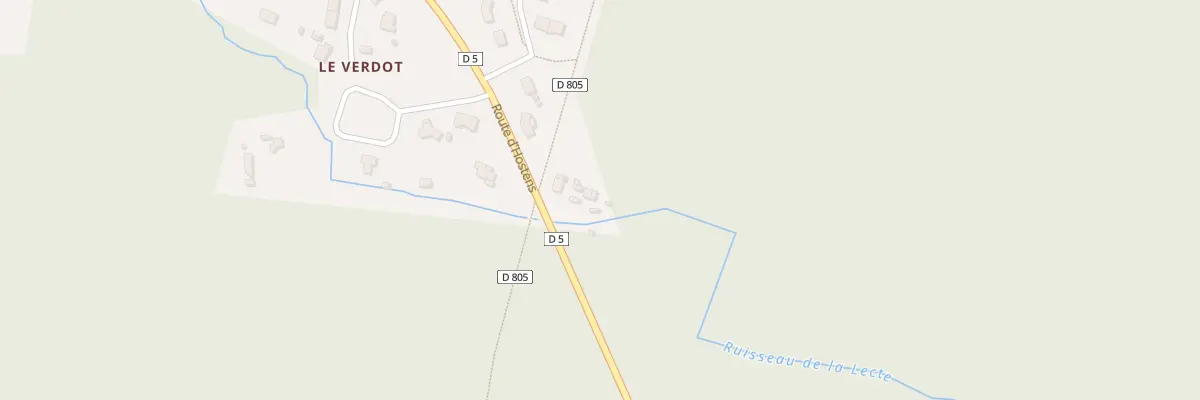 Plan du 18 Rte d’Hostens à Saint-Magne