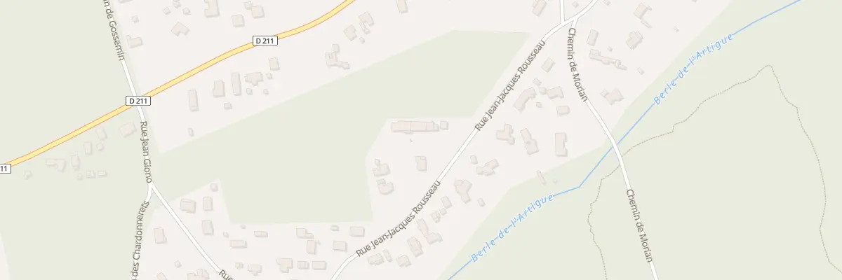 Plan du 1071 Rue Jean-jacques Rousseau au Pian-Médoc
