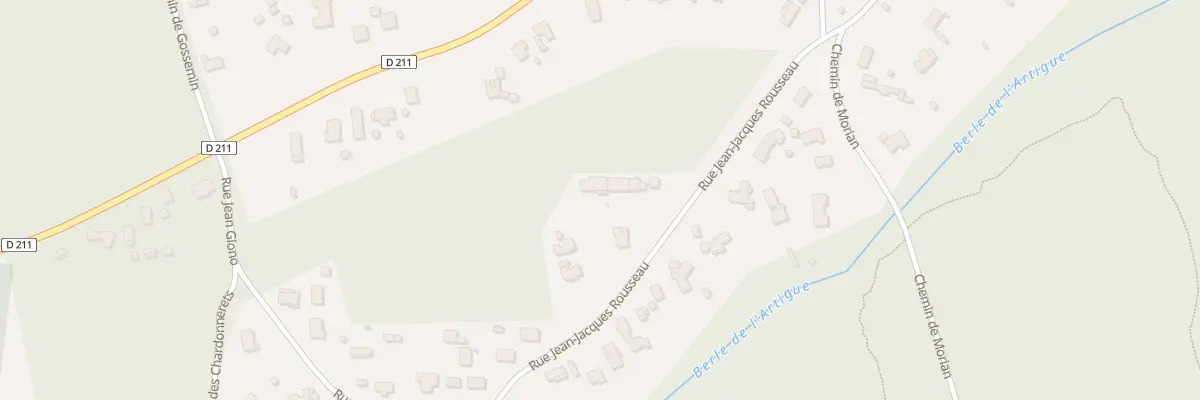 Plan du 999 Rue Jean-jacques Rousseau au Pian-Médoc