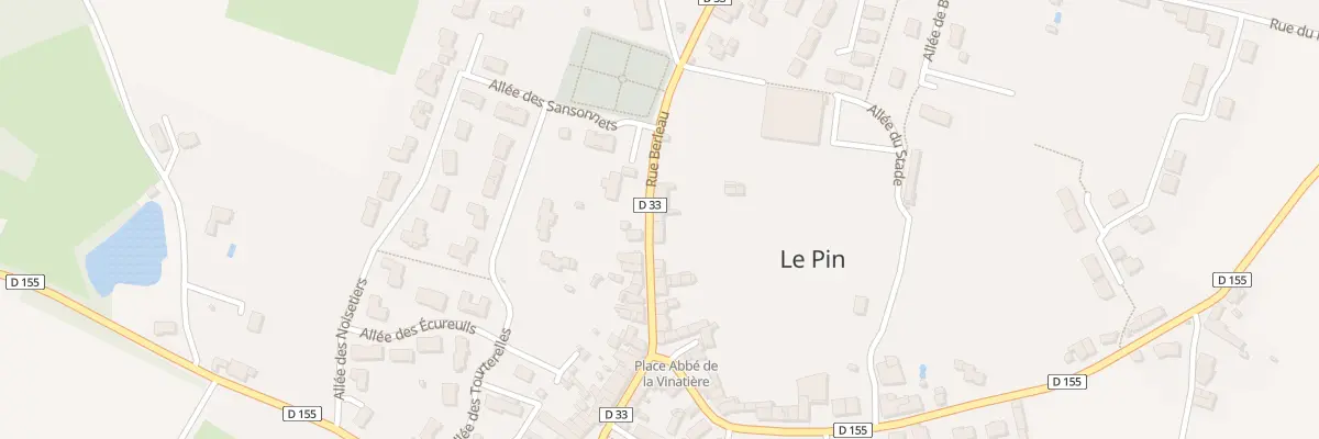 Plan du 22 Rue Berleau au Pin